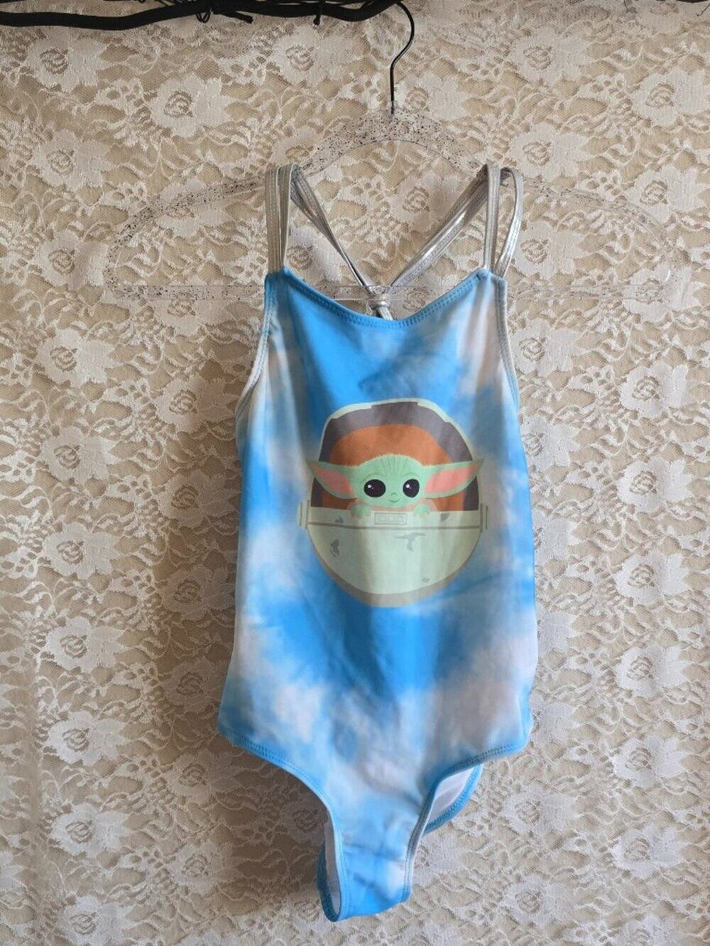 Star Wars - The Child -  Mandalorian - Children's Swimsuit NWT - Grogu - Yoda